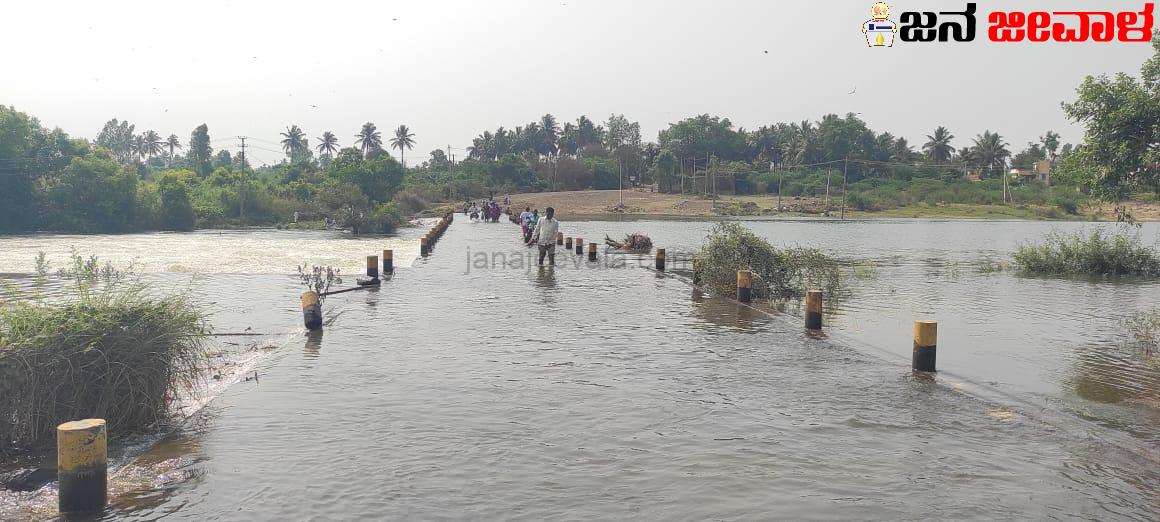 ಸುಣಧೋಳಿ ಸೇತುವೆ ಜಲಾವೃತ, ಸಂಚಾರ ಸ್ಥಗಿತ