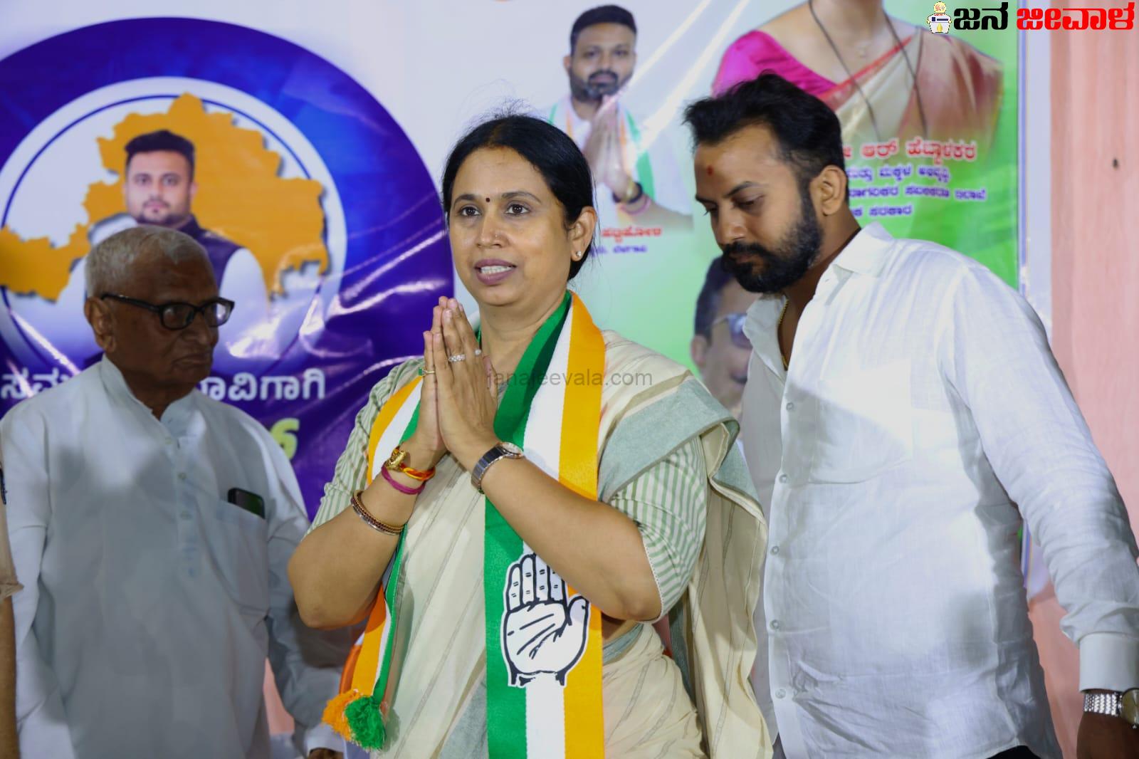 4 ತಿಂಗಳಲ್ಲಿ ಜೈತನಮಾಳ ಸಮಗ್ರ ಅಭಿವೃದ್ಧಿ: ಸಚಿವೆ ಲಕ್ಷ್ಮೀ ಹೆಬ್ಬಾಳ್ಕರ್ : ಬೆಳಗಾವಿ ದಕ್ಷಿಣ ಕ್ಷೇತ್ರದಲ್ಲಿ ಮತ ಸಂಚಾರ; ಅದ್ಧೂರಿಯಾಗಿ ಸ್ವಾಗತಿಸಿದ ನಾಗರಿಕರು