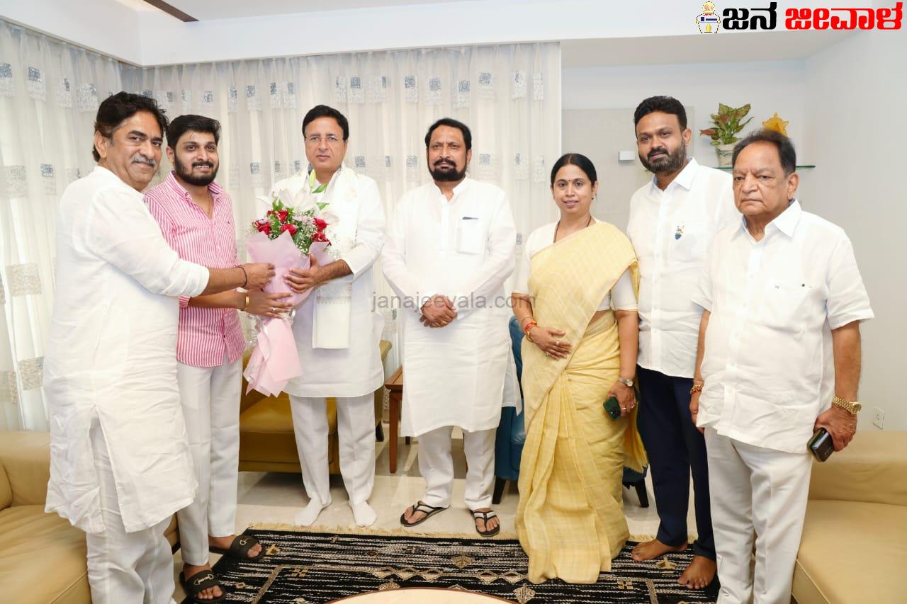 ಲಕ್ಷ್ಮಣ ಸವದಿ ಅವರ ನಿವಾಸಕ್ಕೆ ಆಗಮಿಸಿದ ಕಾಂಗ್ರೆಸ್ ವರಿಷ್ಠ ನಾಯಕ