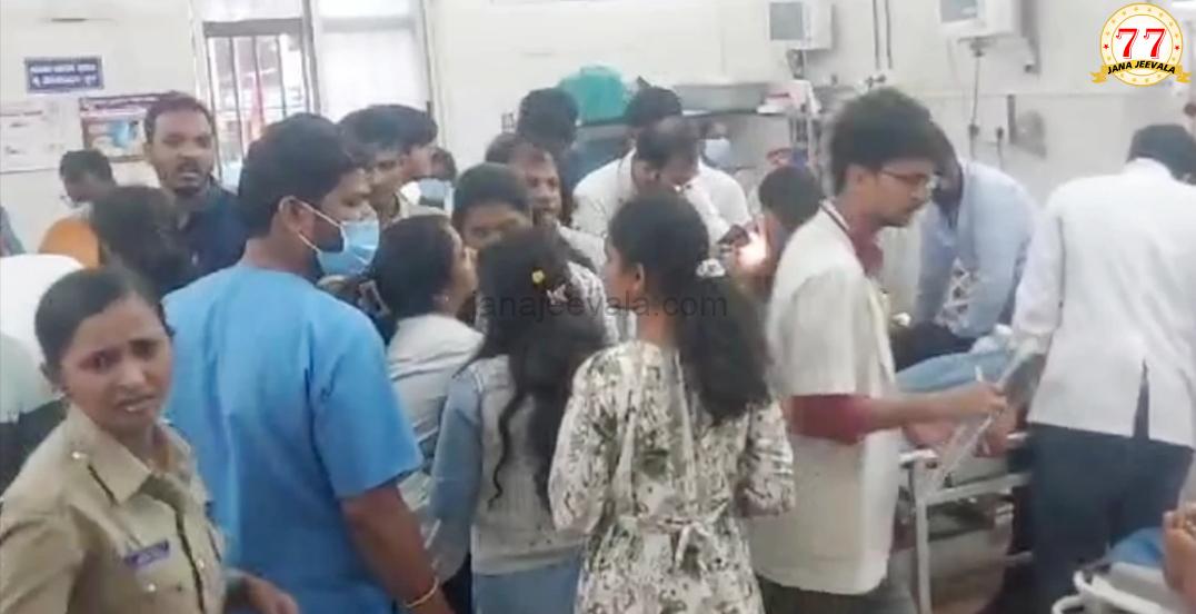 ಬೆಳಗಾವಿ ಬಳಿ ಕಾಲೇಜು ಬಸ್‌ಗೆ ಟಿಪ್ಪರ್ ಡಿಕ್ಕಿ; 40ಕ್ಕೂ ಹೆಚ್ಚು ವಿದ್ಯಾರ್ಥಿಗಳಿಗೆ ಗಾಯ