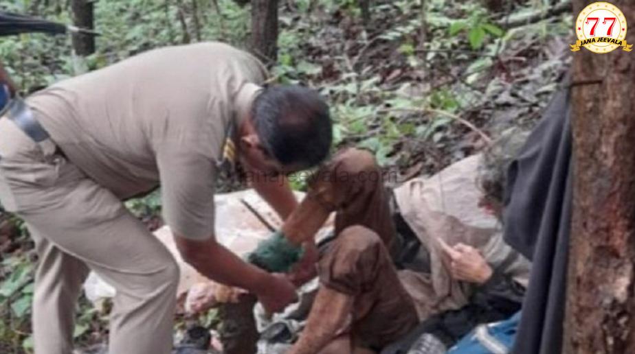 ಸರಪಳಿಯಲ್ಲಿ ಮರಕ್ಕೆ ಕಟ್ಟಿಹಾಕಿದ ಸ್ಥಿತಿಯಲ್ಲಿ ಸಿಂಧುದುರ್ಗ ಕಾಡಿನಲ್ಲಿ ಮಹಿಳೆ ಪತ್ತೆ