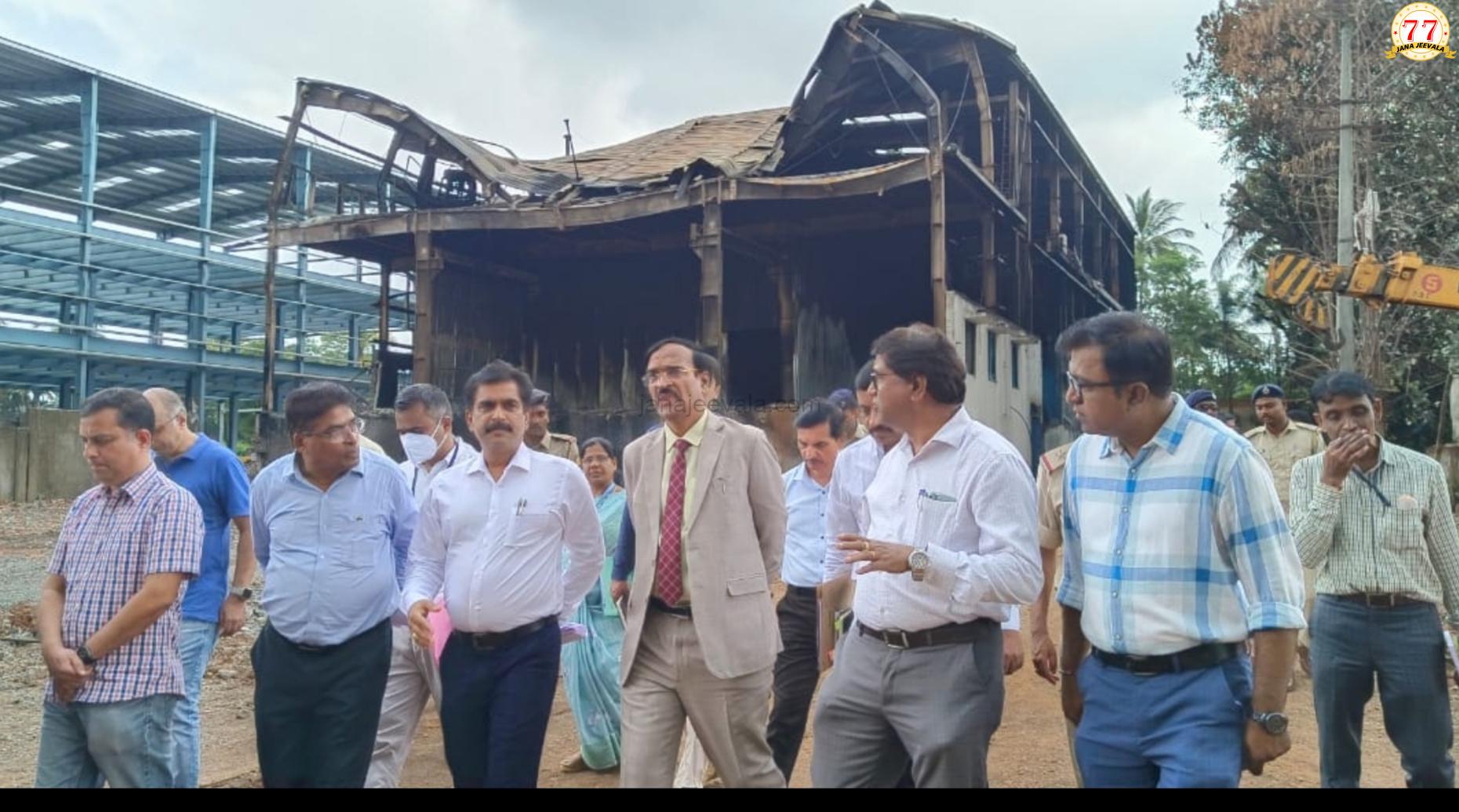 ನಾವಗೆ ಅಗ್ನಿ ದುರಂತ: ಸ್ಪಷ್ಟ ವರದಿ ಸಲ್ಲಿಸಲು ಎಸ್.ಕೆ.ವಂಟಿಗೋಡಿ ಸೂಚನೆ