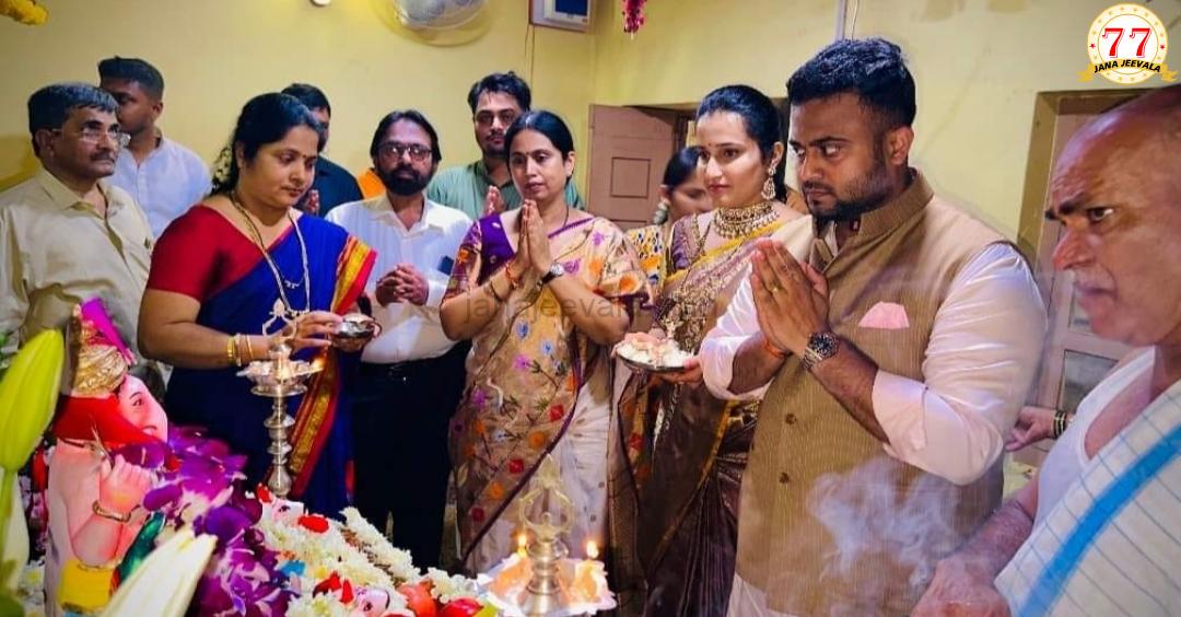 ಗಣೇಶನ ಸಂಭ್ರಮದಲ್ಲಿ ಲಕ್ಷ್ಮೀ..!