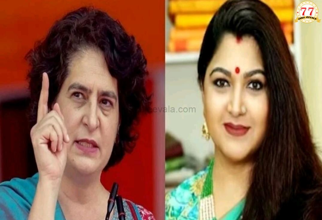 ಪ್ರಿಯಾಂಕಾ ವಿರುದ್ಧ ಖುಷ್ಬೂ ಸ್ಪರ್ಧೆ ?