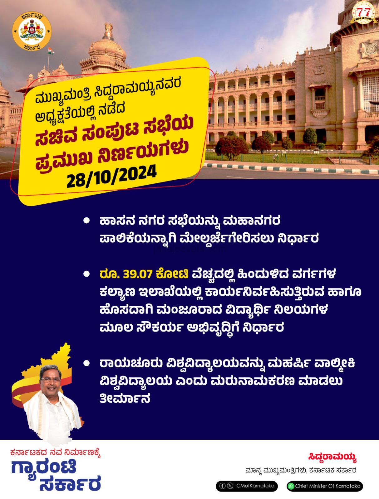 ರಾಜ್ಯಕ್ಕೆ ಮತ್ತೊಂದು ಮಹಾನಗರ ಪಾಲಿಕೆ