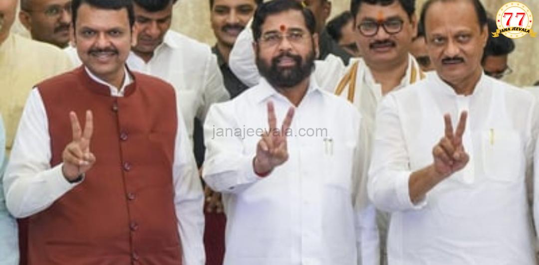 ಮಹಾರಾಷ್ಟ್ರ ಸರ್ಕಾರ ರಚನೆ: ದೇವೇಂದ್ರ ಸಿಎಂ, ಏಕನಾಥ ಶಿಂದೆ, ಅಜಿತ್ ಪವಾರ್ ಡಿಸಿಎಂ