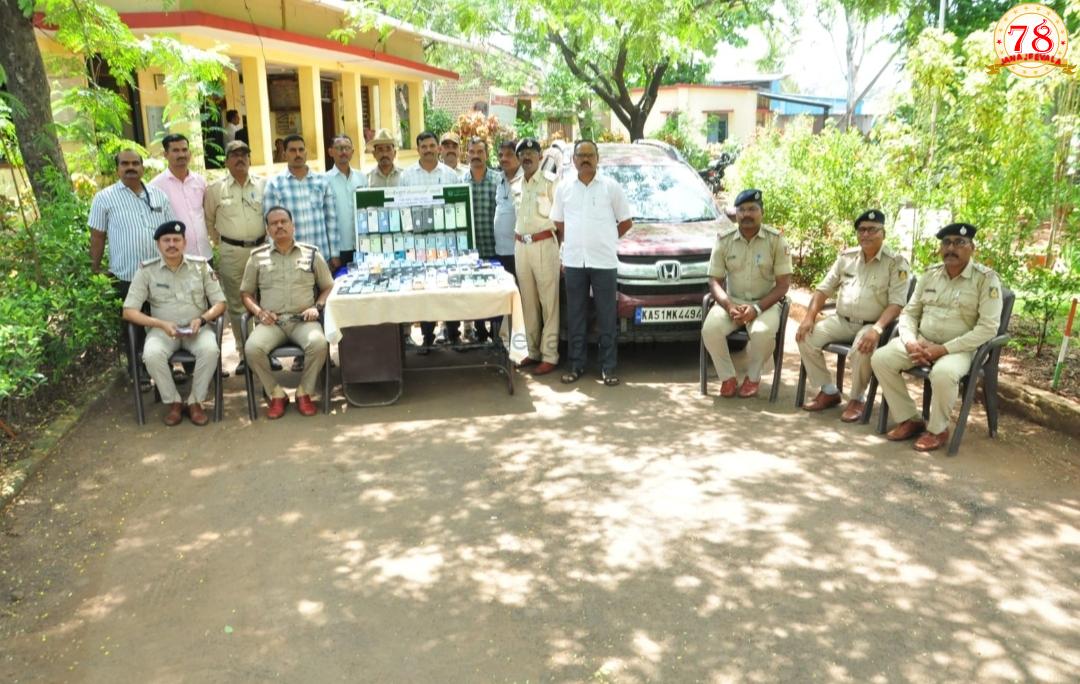 ಅಂತಾರಾಜ್ಯ ಕಳ್ಳನ ಬಂಧನ : 14.71 ರೂ. ಲಕ್ಷ ಮೌಲ್ಯದ ಮೊಬೈಲ್, ಕಾರು ವಶಕ್ಕೆ