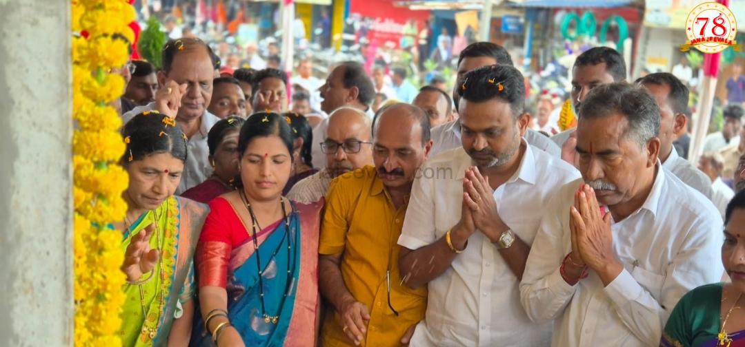 ಖಾನಾಪುರದಲ್ಲಿ ಇಂದಿರಾ ಕ್ಯಾಂಟೀನ್ ಉದ್ಘಾಟಿಸಿದ ಚನ್ನರಾಜ ಹಟ್ಟಿಹೊಳಿ