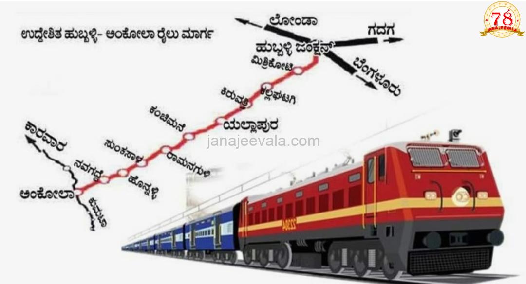 ಹುಬ್ಬಳ್ಳಿ–ಅಂಕೋಲಾ ರೈಲು ಯೋಜನೆ ಕಾರ್ಯಗತದ ನಿರೀಕ್ಷೆ ಹುಬ್ಬಳ್ಳಿ–ಅಂಕೋಲಾ ನಡುವೆ ರೈಲು ಮಾರ್ಗ:ವಿಶ್ವಾಸ ಮೂಡಿಸಿದ ಕೇಂದ್ರ ಸಚಿವರ ಹೇಳಿಕೆ