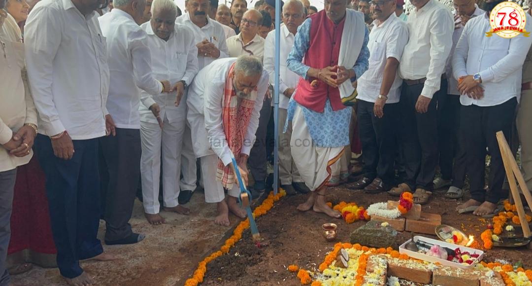 ವಿವಿಧ ಕಾಮಗಾರಿಗೆ ಶಂಕುಸ್ಥಾಪನೆ ನೆರವೇರಿಸಿದ ಸಚಿವ ಸೋಮಣ್ಣ