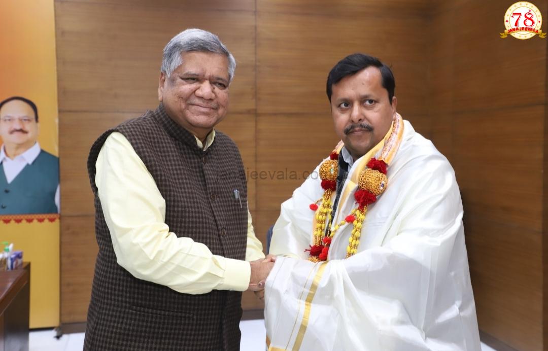 ಬಿಜೆಪಿ ನೂತನ ರಾಷ್ಟ್ರೀಯ ಕಾರ್ಯಾಧ್ಯಕ್ಷ ನಿತಿನ್ ನಬೀನ್ ಅವರನ್ನು ಭೇಟಿ ಮಾಡಿ ಶುಭ ಕೋರಿದ ಸಂಸದ ಶೆಟ್ಟರ್