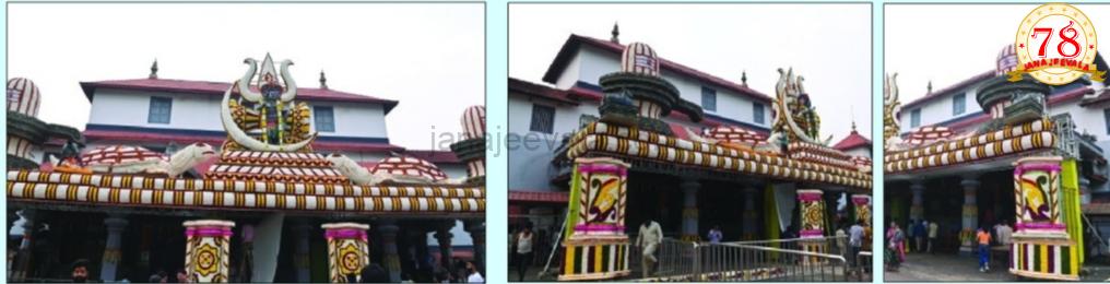 ಬೆಂಗಳೂರು ಭಕ್ತರಿಂದ ಧರ್ಮಸ್ಥಳ ದೇವಳ ಅಲಂಕಾರ