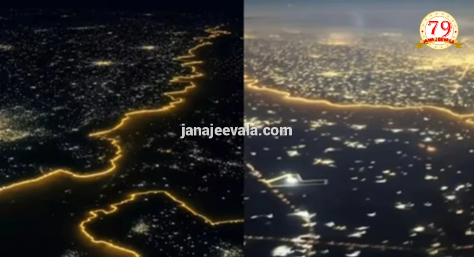 ಕಗ್ಗತ್ತಲಿನಲ್ಲಿ ಭಾರತ-ಪಾಕ್‌ ಗಡಿಯಲ್ಲಿ ʼಹೊಳೆಯುವ ಬೆಳಕಿನ ರೇಖೆʼ : ವಿಮಾನದಿಂದ ಪೈಲಟ್ ಸೆರೆಹಿಡಿದ ಅಪರೂಪದ ದೃಶ್ಯ !