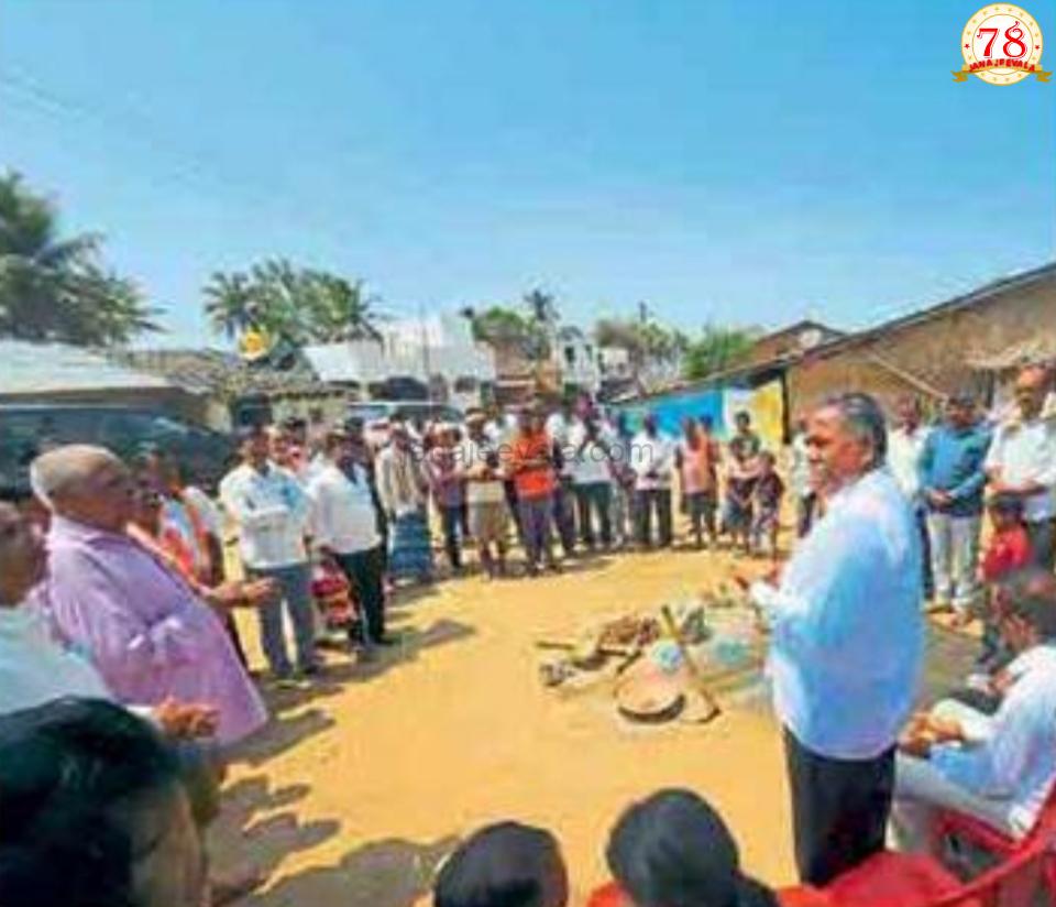 ಖಾನಾಪುರ : ವಿವಿಧ ಕಾಮಗಾರಿಗಳಿಗೆ ಶಾಸಕ ವಿಠ್ಠಲ ಹಲಗೇಕರ ಭೂಮಿಪೂಜೆ