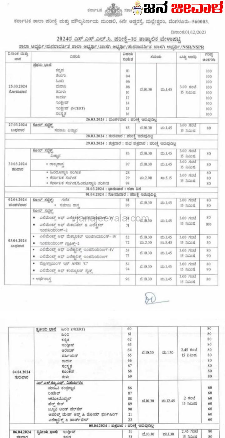 SSLC, PUC ತಾತ್ಕಾಲಿಕ ವೇಳಾಪಟ್ಟಿ ಪ್ರಕಟ SSLC, PUC ತಾತ್ಕಾಲಿಕ ವೇಳಾಪಟ್ಟಿ ಪ್ರಕಟ