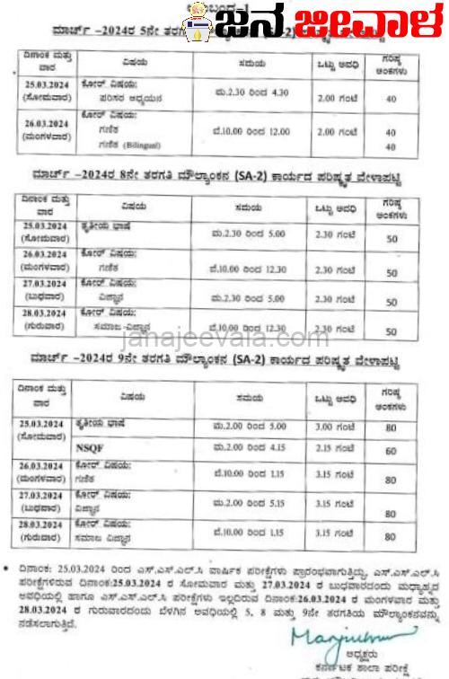 5,8,9 ನೇ ತರಗತಿ ಬೋರ್ಡ್ ಪರೀಕ್ಷೆ ದಿನಾಂಕ ಪ್ರಕಟ 5,8,9 ನೇ ತರಗತಿ ಬೋರ್ಡ್ ಪರೀಕ್ಷೆ ದಿನಾಂಕ ಪ್ರಕಟ
