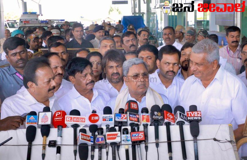 ನಮ್ಮಲ್ಲಿ ಒಳಜಗಳ ಇಲ್ಲ: ಮುಖ್ಯಮಂತ್ರಿ ಸಿದ್ದರಾಮಯ್ಯ ನಮ್ಮಲ್ಲಿ ಒಳಜಗಳ ಇಲ್ಲ: ಮುಖ್ಯಮಂತ್ರಿ ಸಿದ್ದರಾಮಯ್ಯ
