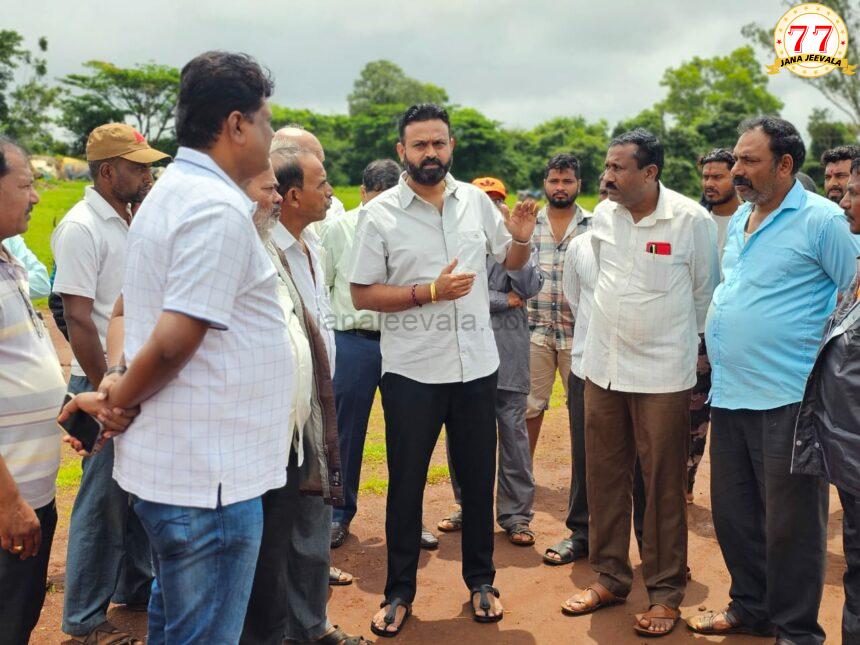 ಬೆಳಗಾವಿ ಬಳಿ ಹೈಟೆಕ್ ಸ್ಟೇಡಿಯಂ ನಿರ್ಮಾಣ: ಸ್ಥಳ ಪರಿಶೀಲಿಸಿದ ಚನ್ನರಾಜ ಹಟ್ಟಿಹೊಳಿ