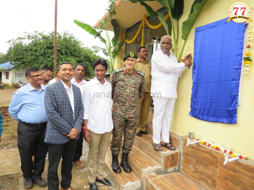 ಬೆಳಗಾವಿ ದಂಡು ಮಂಡಳಿ ಸಿಬ್ಬಂದಿ ವರ್ಗದವರ ವಸತಿ ಗೃಹ ಆವರಣದಲ್ಲಿ ಶುದ್ದ ಕುಡಿಯುವ ನೀರಿನ ಘಟಕ ಉದ್ಘಾಟಿಸಿದ ಈರಣ್ಣ ಕಡಾಡಿ