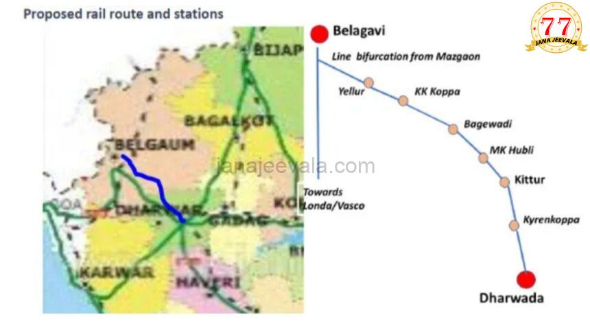 ಬೆಳಗಾವಿ-ಕಿತ್ತೂರು-ಧಾರವಾಡ ರೈಲ್ವೆಗೆ ಭೂಮಿಯನ್ನೇ ನೀಡಿಲ್ವಂತೆ ಕರ್ನಾಟಕ