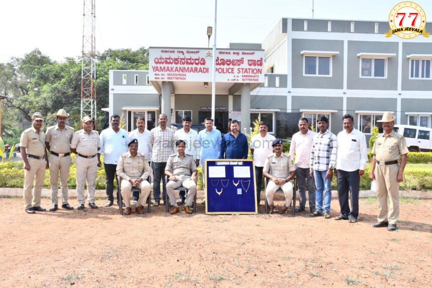 ಅವಿರತ ಪರಿಶ್ರಮದಿಂದ 2 ಕಳ್ಳತನ ಪ್ರಕರಣ ಭೇದಿಸಿದ ಯಮಕನಮರಡಿ ಪಿಐ  ; ಕಳ್ಳರ ಹೆಡೆಮುರಿಕಟ್ಟಿ ನೊಂದವರ ನೆರವಾದ ಜಾವೇದ..!