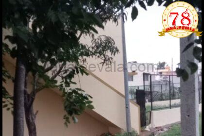 ಅವೈಜ್ಞಾನಿಕವಾಗಿ ವಿದ್ಯುತ್ ಕಂಬ ಅಳವಡಿಸಿದ ಹೆಸ್ಕಾಂ…!