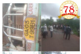 ಬೆಳಗಾವಿಯಲ್ಲಿ ಟಿಪ್ಪರ ಚಾಲಕರ ಅಟ್ಟಹಾಸಕ್ಕೆ ಅದೇ ರಸ್ತೆಮೇಲೆ ವಾರದೊಳಗೆ ಮತ್ತೊಂದು ಅಪಘಾತ..!