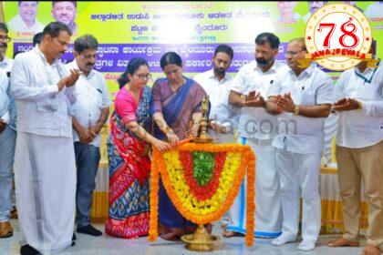 ಇಂದಿರಾ ಕ್ಯಾಂಟೀನ್ ಉದ್ಘಾಟಿಸಿದ ಸಚಿವೆ ಹೆಬ್ಬಾಳ್ಕರ್: ಹಕ್ಕು ಪತ್ರ ವಿತರಣೆ