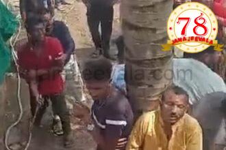 ಮರಕ್ಕೆ ಕಟ್ಟಿ ಶ್ರೀರಾಮಸೇನೆಯ ಐವರು ಯುವಕರಿಗೆ ಥಳಿತ