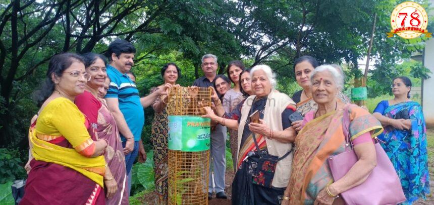ಗಿಡ ನೆಡುವುದರ ಜೊತೆಗೆ ರಕ್ಷಿಸಿ ಬೆಳೆಸುವುದೂ ಮುಖ್ಯ: ಚೈತನ್ಯ ಕುಲಕರ್ಣಿ  ಚನ್ನಮ್ಮ ನಗರ ಸರಕಾರಿ ಶಾಲೆ ಆವರಣದಲ್ಲಿ ವನಮಹೋತ್ಸವ