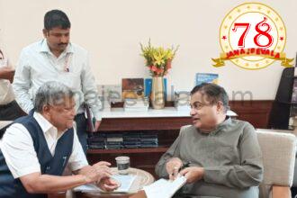 ಮೂರು ರಾಜ್ಯ ಹೆದ್ದಾರಿಗಳನ್ನು ರಾಷ್ಟ್ರೀಯ ಹೆದ್ದಾರಿಗಳನ್ನಾಗಿ ಮೇಲ್ದರ್ಜೆಗೆ ಪರಿವರ್ತನೆ ಮಾಡಲು ಜಗದೀಶ ಶೆಟ್ಟರ್ ಅವರಿಂದ ಗಡ್ಕರಿಗೆ ಮನವಿ