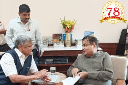 ಮೂರು ರಾಜ್ಯ ಹೆದ್ದಾರಿಗಳನ್ನು ರಾಷ್ಟ್ರೀಯ ಹೆದ್ದಾರಿಗಳನ್ನಾಗಿ ಮೇಲ್ದರ್ಜೆಗೆ ಪರಿವರ್ತನೆ ಮಾಡಲು ಜಗದೀಶ ಶೆಟ್ಟರ್ ಅವರಿಂದ ಗಡ್ಕರಿಗೆ ಮನವಿ