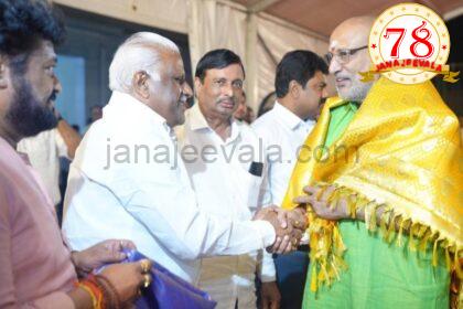 ಎನ್ ಡಿ ಎ ಉಪರಾಷ್ಟ್ರಪತಿ ಅಭ್ಯರ್ಥಿಯನ್ನು ಭೇಟಿಯಾಗಿ ಅಭಿನಂದಿಸಿದ ಈರಣ್ಣ ಕಡಾಡಿ