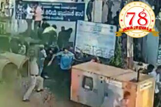 ಗಣೇಶ ವಿಸರ್ಜನೆ ವೇಳೆ ಡಿ.ಜೆ ವಿಚಾರಕ್ಕೆ ಗಲಾಟೆ: ಲಾಠಿ ಬೀಸಿದ ಪೊಲೀಸರು