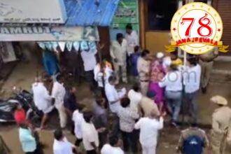 ಸಚಿವರ ಎದುರೇ ಗಂಡನ ಕಪಾಳಕ್ಕೆ ಹೊಡೆದ ಪತ್ನಿ