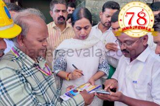 ಸಾಮಾಜಿಕ, ಶೈಕ್ಷಣಿಕ ಗಣತಿ ಮನೆಪಟ್ಟಿ ಅಂಟಿಸುವ ಕಾರ್ಯಕ್ಕೆ ಸಹಕರಿಸಿ: ಸಚಿವೆ ಲಕ್ಷ್ಮೀ ಹೆಬ್ಬಾಳಕರ್