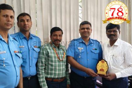 ಬೆಳಗಾವಿ ಕೇಂದ್ರ ಗ್ರಂಥಾಲಯಕ್ಕೆ ಸಾಂಬ್ರಾದ ಭಾರತೀಯ ವಾಯುದಳದ ಏರ್ ಮನ್ ಟ್ರೈನಿಂಗ್ ಸ್ಕೂಲಿನ ತಾಂತ್ರಿಕೇತರ ಪ್ರಶಿಕ್ಷಣಾರ್ಥಿಗಳ ಶೈಕ್ಷಣಿಕ ಭೇಟಿ