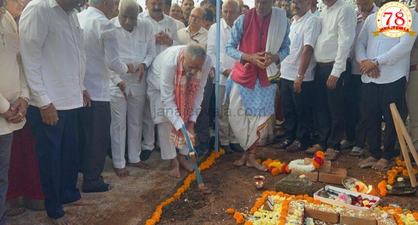 ವಿವಿಧ ಕಾಮಗಾರಿಗೆ ಶಂಕುಸ್ಥಾಪನೆ ನೆರವೇರಿಸಿದ ಸಚಿವ ಸೋಮಣ್ಣ