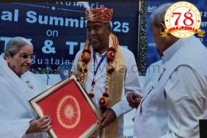ಬ್ರಹ್ಮಕುಮಾರೀಸ್ ಜಾಗತಿಕ ಶೃಂಗಸಭೆಯಲ್ಲಿ ಶಾಸಕ ವಿಠ್ಠಲ ಸೋಮಣ್ಣ ಹಲಗೇಕರ ಅವರಿಗೆ ಸನ್ಮಾನ