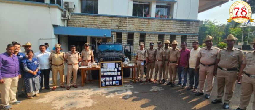 ಧೂಮ್..ಧೂಮ್.. ಯಮಕನಮರಡಿಯಲ್ಲಿ 1.2 ಕೆಜಿ ಚಿನ್ನ ಕಳ್ಳತನ ಮನೆಗಳ್ಳನ ಸೆರೆ