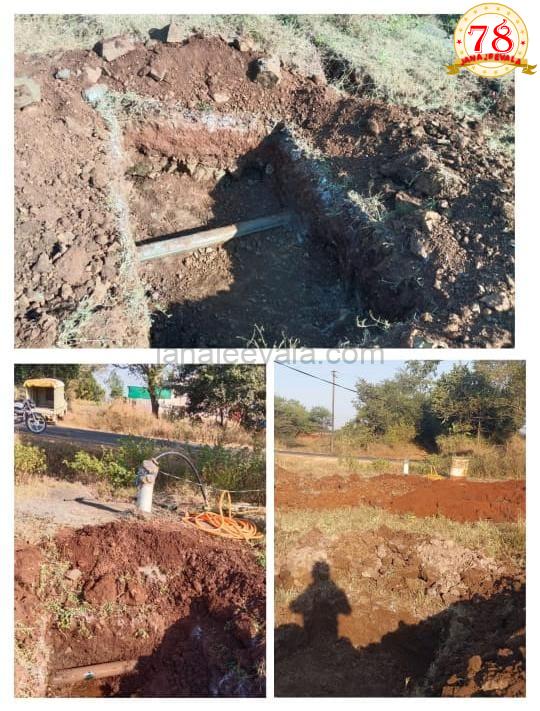 ಸ್ಮಶಾನಕ್ಕೂ ಜಾಗ ಬಿಡದೆ ಕೃಷಿಭೂಮಿಯಲ್ಲಿ ಅಕ್ರಮ ಲೇಔಟ್; ಕುಡಿಯುವ ನೀರಿನ ಪೈಪ್ಲೈನ್ ಒಡೆದು ಮನೆ ನಿರ್ಮಾಣ..!