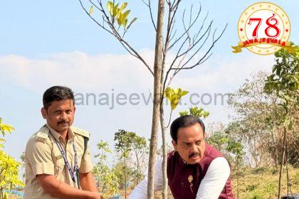 ಅಧಿವೇಶನಕ್ಕೆ ಹೋದಾಗ ತಾನು ನೆಟ್ಟ ಗಿಡವನ್ನು ಪರಿಶೀಲಿಸಿದ ಶಾಸಕ ಅಶೋಕ್ ರೈ ಗಿಡಗಳ ಮೇಲಿನ ಪ್ರೀತಿಯನ್ನು ಬೆಳಗಾವಿಯಲ್ಲೂ ಮರೆಯಲಿಲ್ಲ..