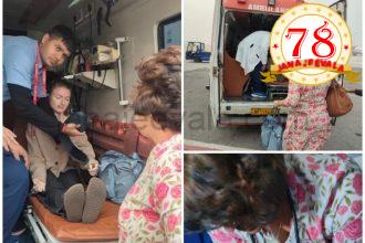 ವಿಮಾನದಲ್ಲಿ ಪ್ರಾಣ ಉಳಿಸಿದ ಜನನಾಯಕಿಯ ಸಮಯ ಪ್ರಜ್ಞೆಗೆ ಎಲ್ಲೆಡೆ ಶ್ಲಾಘನೆ