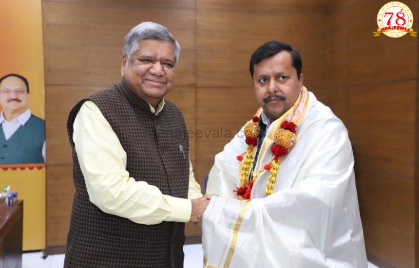 ಬಿಜೆಪಿ ನೂತನ ರಾಷ್ಟ್ರೀಯ ಕಾರ್ಯಾಧ್ಯಕ್ಷ ನಿತಿನ್ ನಬೀನ್ ಅವರನ್ನು ಭೇಟಿ ಮಾಡಿ ಶುಭ ಕೋರಿದ ಸಂಸದ ಶೆಟ್ಟರ್