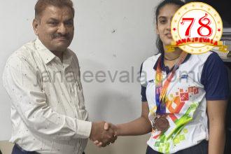 69ನೆಯ ನ್ಯಾಷನಲ್ ಗೇಮ್ಸ್ ನಲ್ಲಿ ನಾಯ್ಕರ್ ಶಿಕ್ಷಣ ಸಂಸ್ಥೆಯ ವಿದ್ಯಾರ್ಥಿನಿ ಸಾಧನೆ