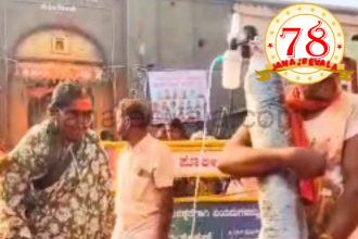 ಆಕ್ಸಿಜನ್‌ ಸಿಲಿಂಡರ್‌ ಜತೆಯೇ ಪತ್ನಿಗೆ ದೇವರ ದರ್ಶನ ಮಾಡಿಸಿದ ಪತಿ