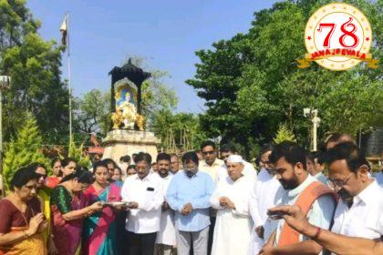 ಶ್ರೀ ಬಸವೇಶ್ವರ ವೃತ್ತದಲ್ಲಿ ಕಂಚಿನ ಮೂರ್ತಿ ಪ್ರತಿಷ್ಠಾಪನೆಗೆ ಭೂಮಿಪೂಜೆ