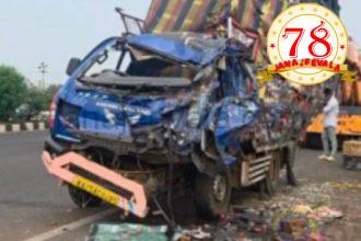 ಬೆಳಗಾವಿ ಬಳಿ ಭೀಕರ ಅಪಘಾತಕ್ಕೆ ಇಬ್ಬರು ಬಲಿ